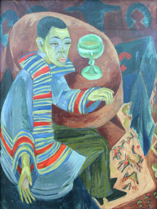 Ernst Ludwig Kirchner - Selbstbildnis als Trinker anagoria