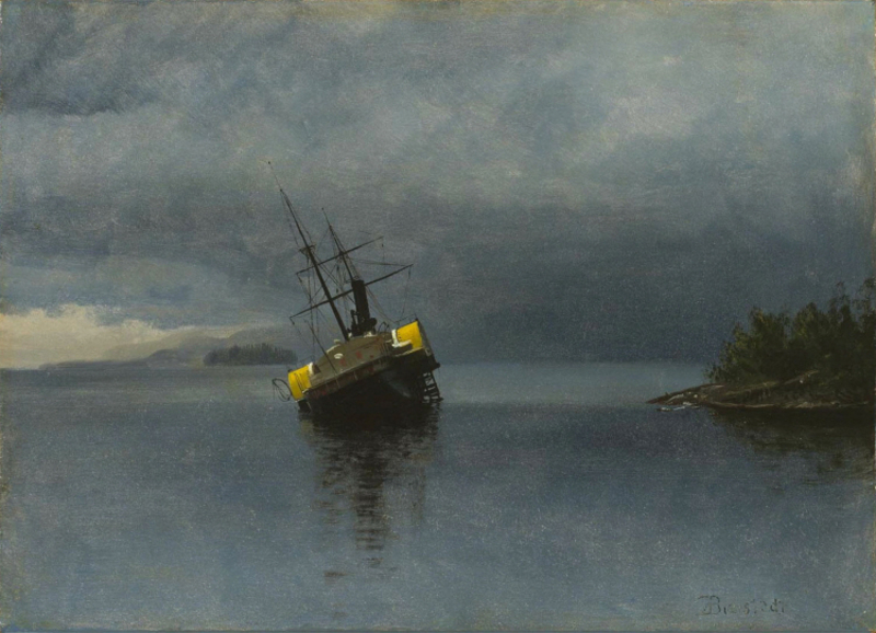 Albert Bierstadt - Wreck of the Ancon
