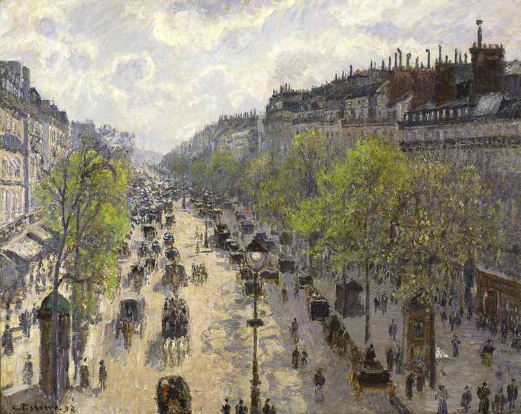 Camille Pissarro - Boulevard Montmartre, Spring