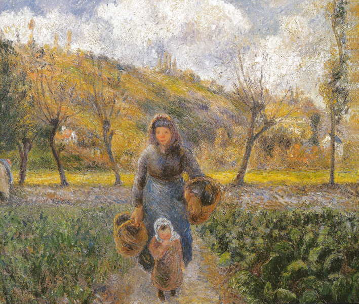 Camille Pissarro - In the Vegetable Garden