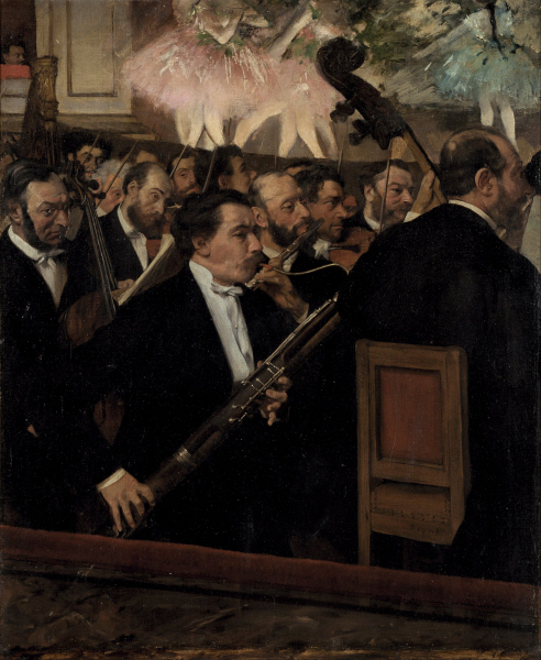 Edgar Degas - The Orchestra at the Opera