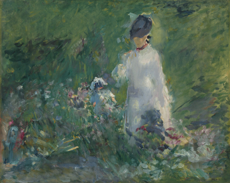 Edouard Manet - Jeune femme dans les fleurs