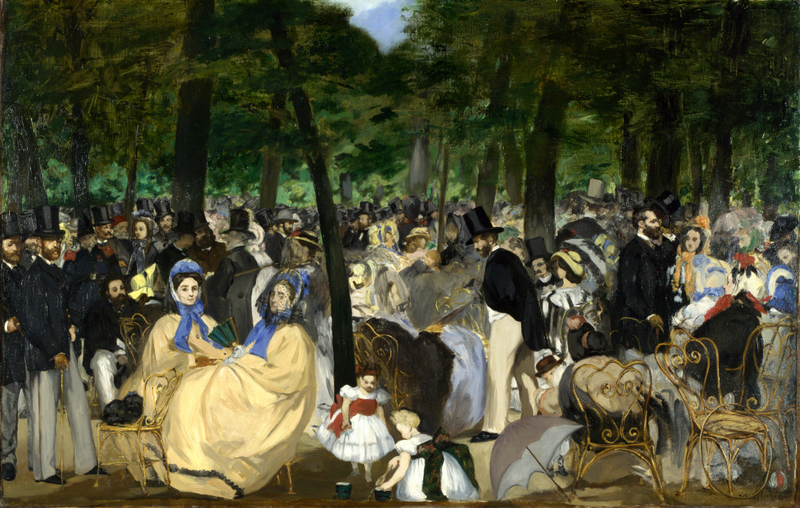 Edouard Manet - Música en las Tullerías