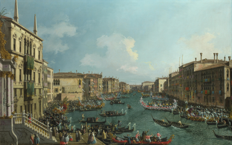 Giovanni Antonio Canal - Regatta on the Canale Grande