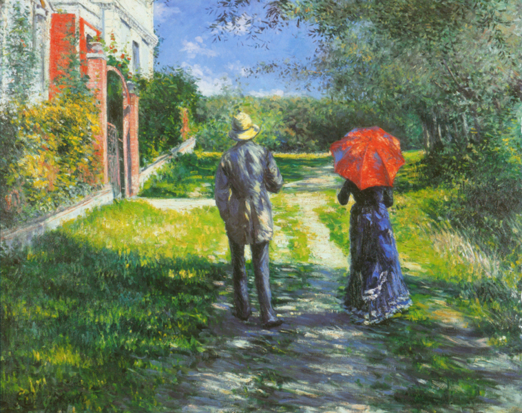 Gustave Caillebotte - Chemin montant