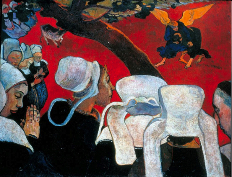 Paul Gauguin - La vision après le sermon