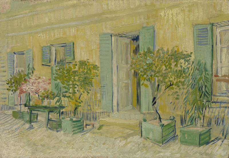 회전_Vincent Van Gogh - Voor een restaurant te Asnières - Van Gogh Museum