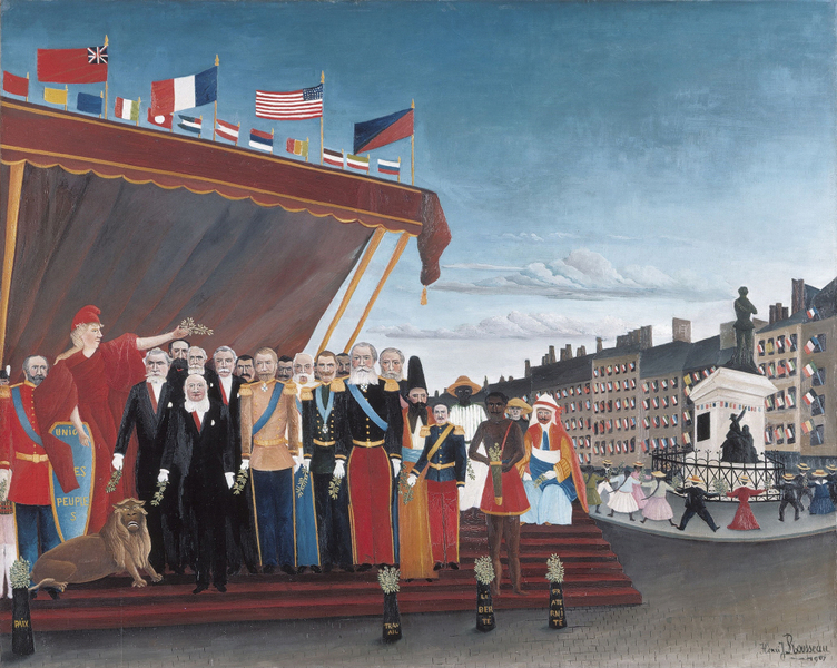 Henri Rousseau - The Representatives of Foreign Powers Coming to Greet the Republic as a Sign of Peace