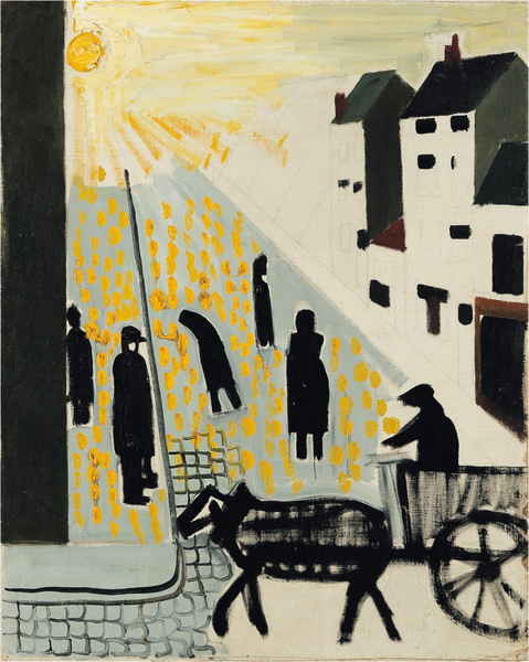 Jean Brusselmans  - Sun in the street(1884-1953)