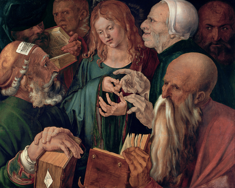 Albrecht Dürer - Jesus among the Doctors