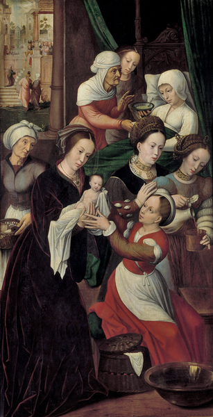 Ambrosius Benson - Nacimiento de la Virgen, Museo del Prado, Madrid