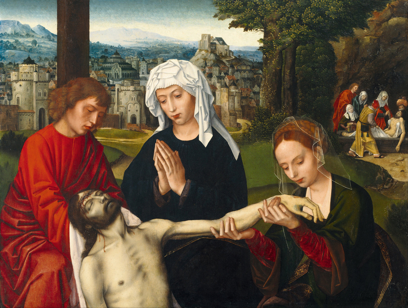 Ambrosius Benson - Pietà at the Foot of the Cross