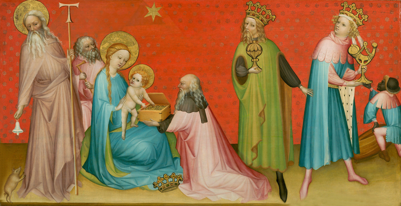 Franco-Flemish Master - Adoration of the Magi with Saint Anthony Abbot