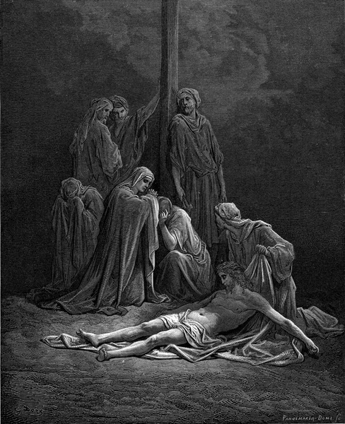 Gustave Doré - Gustave Doré&#039;s The Dead Christ