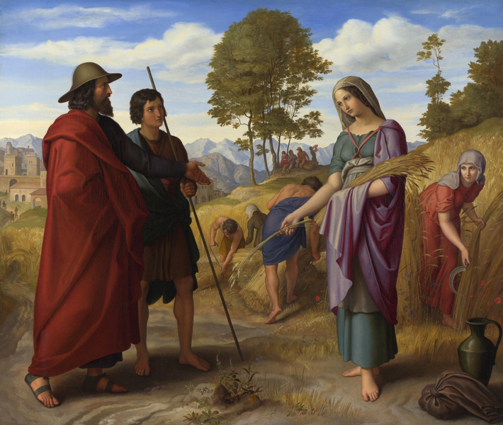 Julius Schnorr von Carolsfeld - Ruth im Feld des Boaz