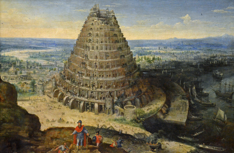 Lucas van valckenborch - La Tour de Babel