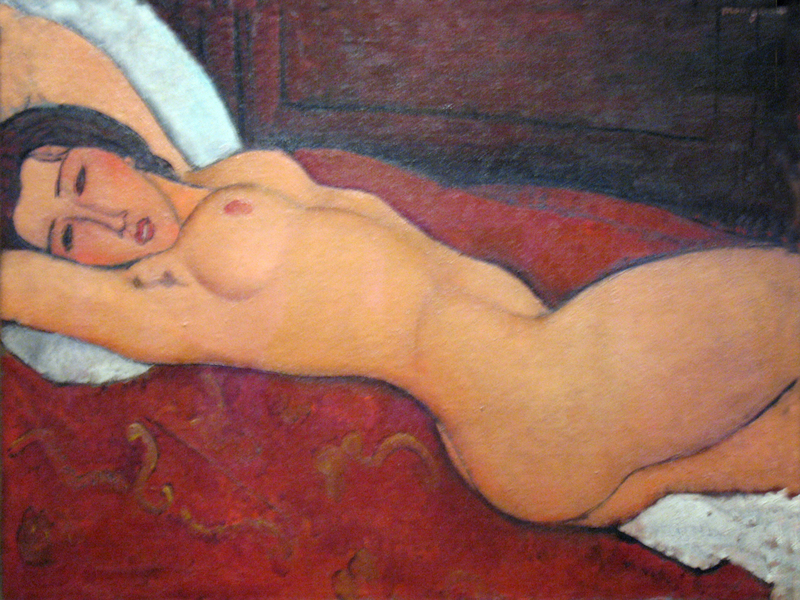 Amedeo Modigliani - Reclining nude anagoria