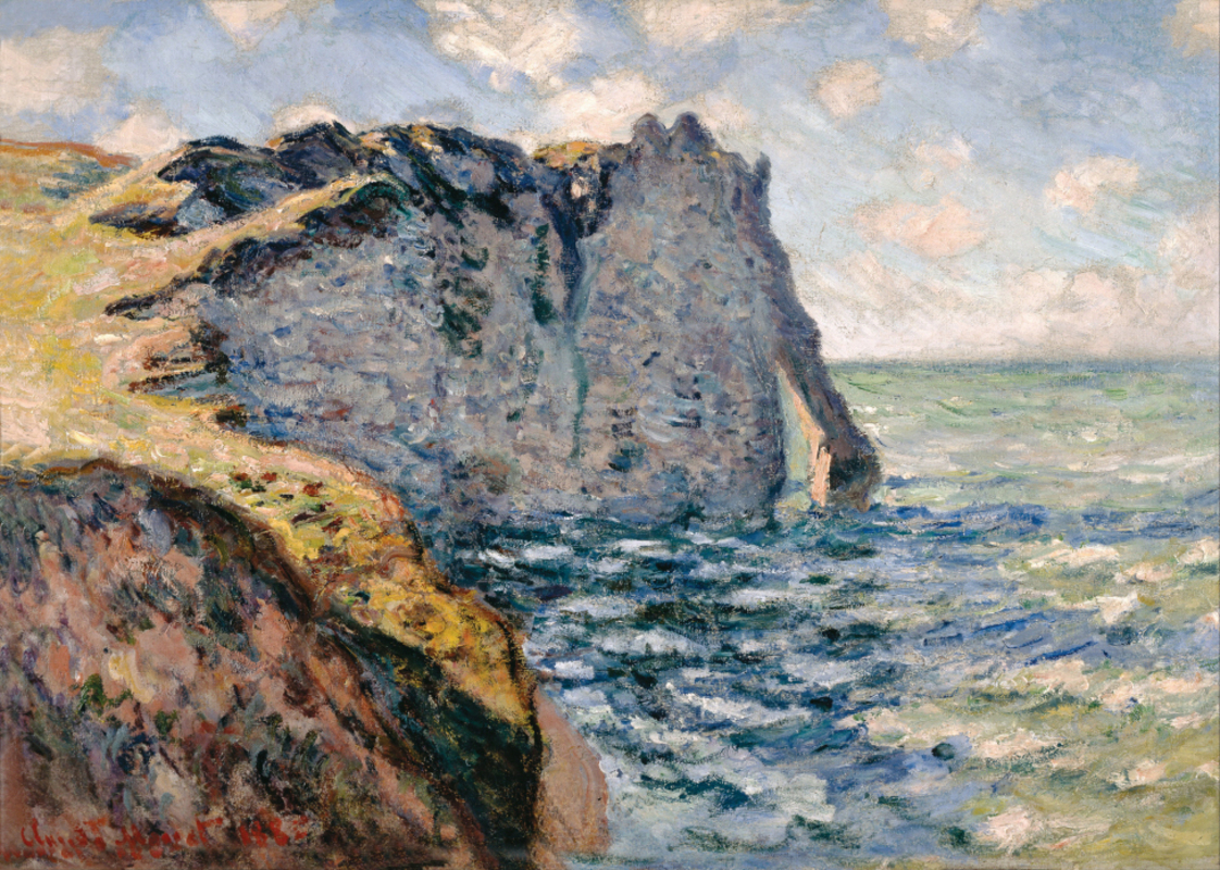 Claude Monet - The Cliff of Aval, Etrétat