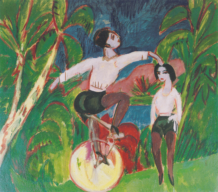 Ernst Ludwig Kirchner - Der Einradfahrer