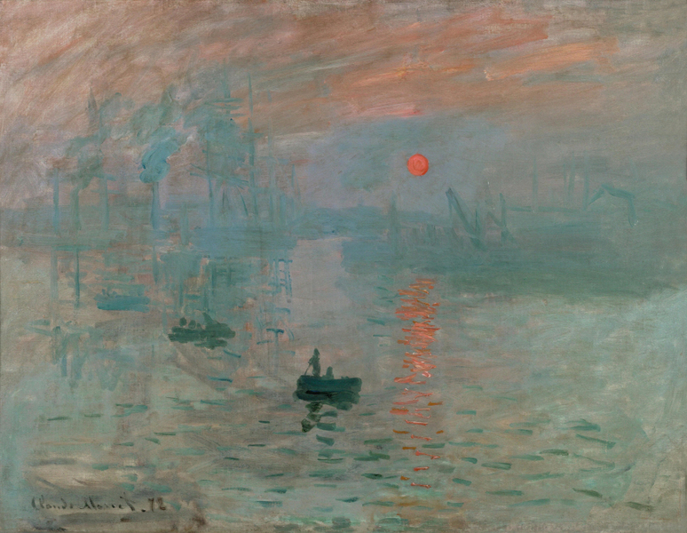Claude Monet - Impression(Sunrise)