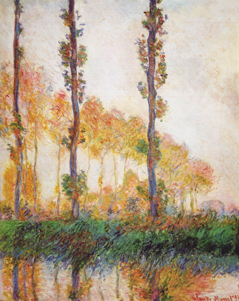 Claude Monet - Poplars (Autumn) II