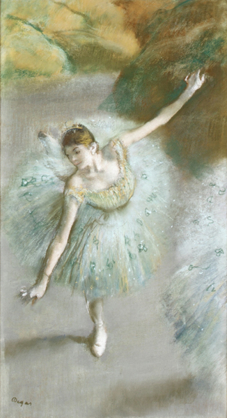 Edgar Degas - Dancer in Green