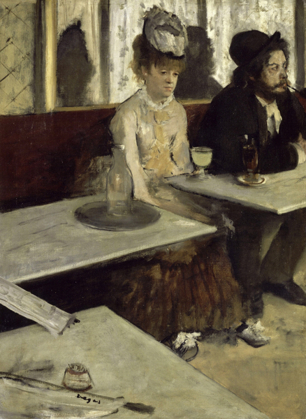 Edgar Degas - In a Café