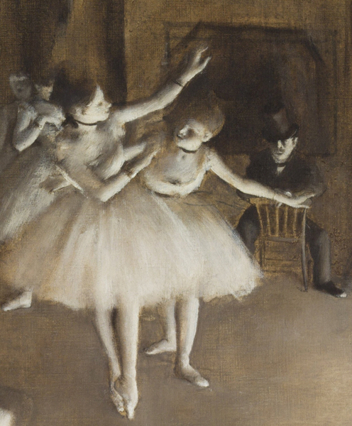 Edgar Degas - Répétition d&#039;un ballet sur la scène