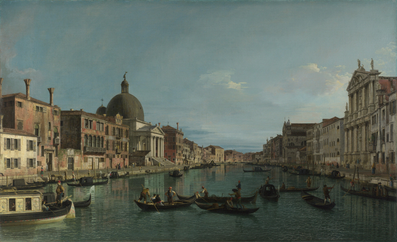 Giovanni Antonio Canal - Return of the Bucentoro to the Molo on Ascension Day (2)