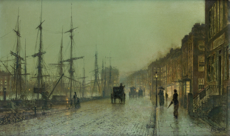 John Atkinson Grimshaw - Glasgow Docks 1881