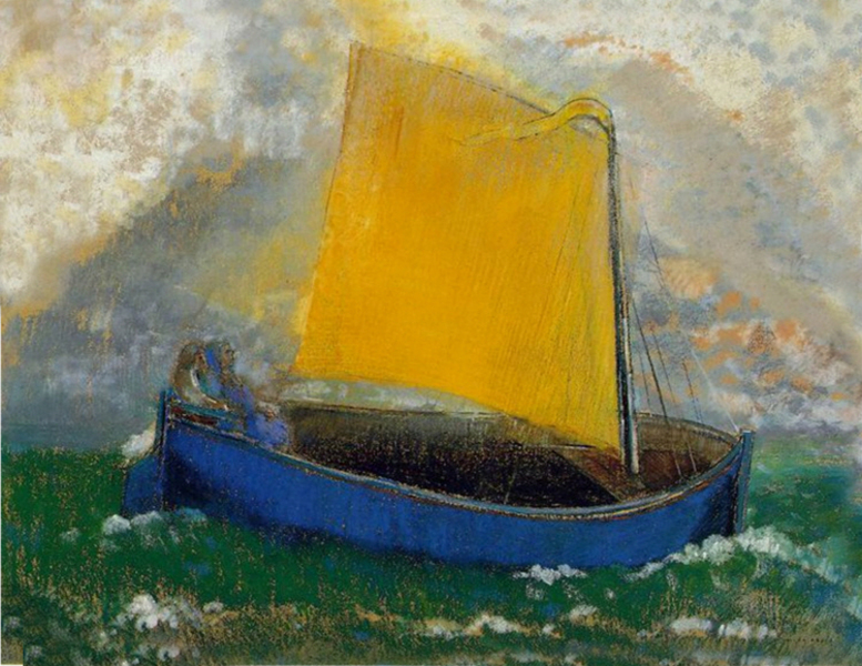 Odilon Redon - The Boat