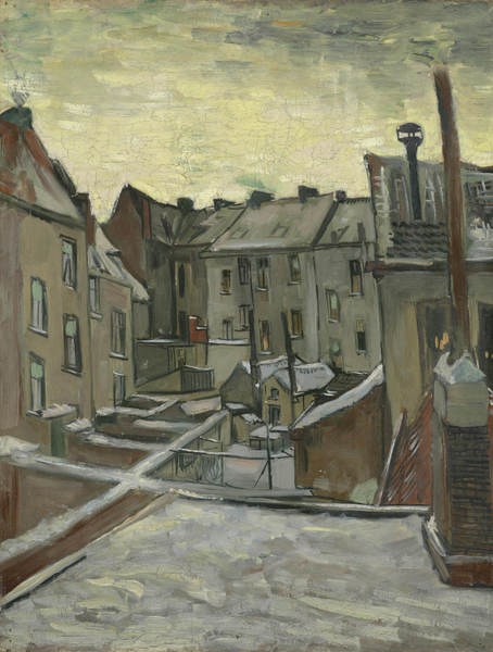 Vincent van Gogh  - Houses Seen from the Back