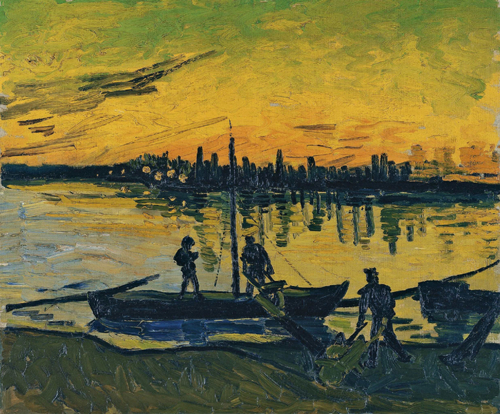 Vincent van Gogh - De aflader in Arles