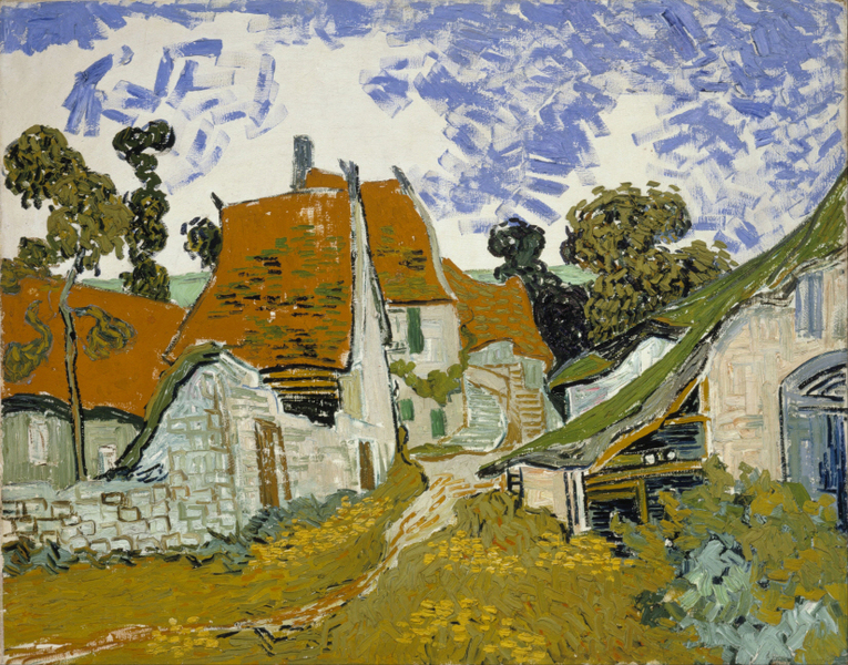 Vincent van Gogh - Street in Auvers-sur-Oise