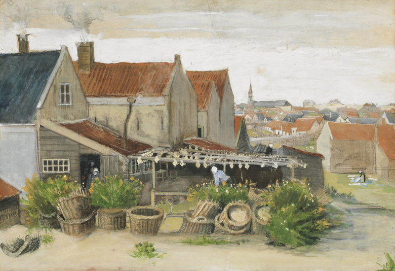 Vincent van Gogh - The Fish Drying Barn at Scheveningen - F945 JH160