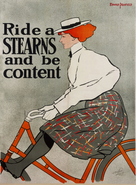 Edward Penfield - Ride a Stearns and be Content