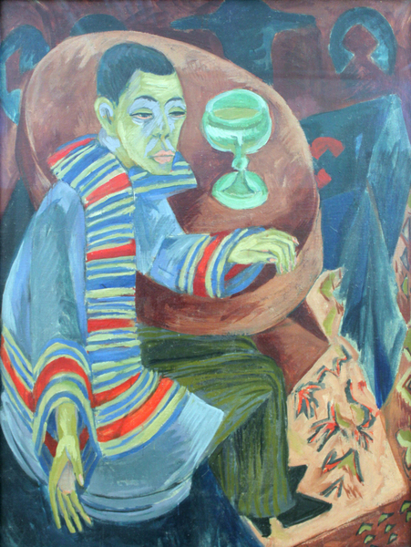 Ernst Ludwig Kirchner - Selbstbildnis als Trinker anagoria