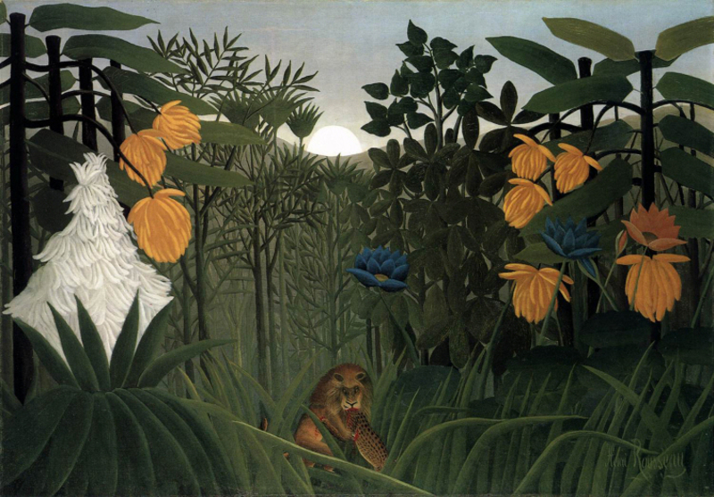 Henri Rousseau - The Repast of the Lion